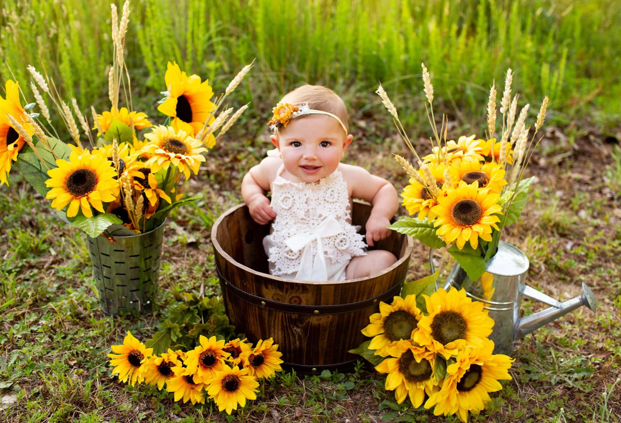 sunflower-photo-session - baby photography south jersey