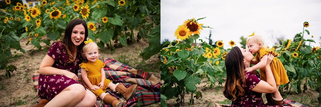 South Jersey Sunflower Family Photography