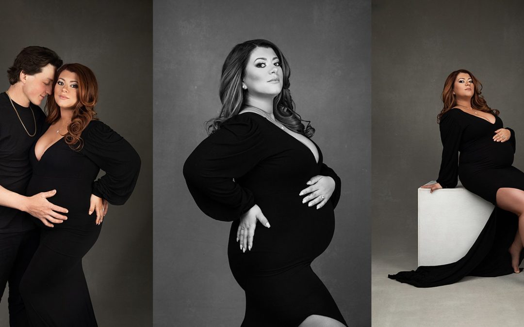 New Jersey Maternity Photoshoot In Studio