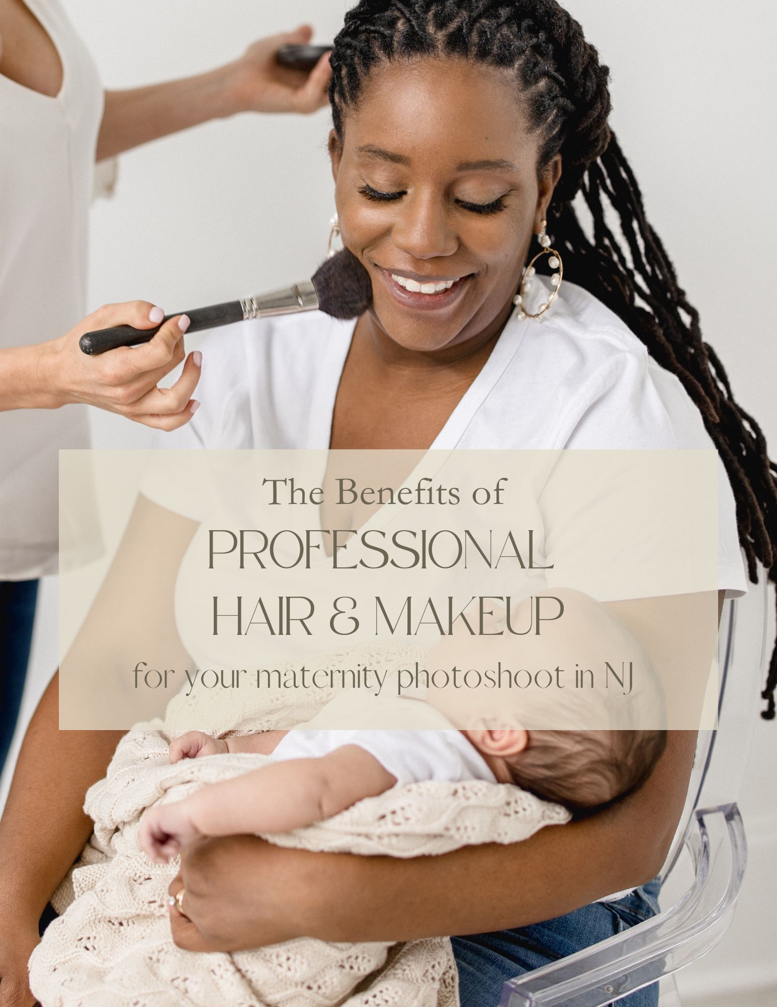 maternity shoot hair and makeup NJ